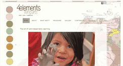 Desktop Screenshot of 4elementslivingarts.org